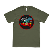 835th Bombardment Squadron WW2 T-Shirt Tactically Acquired Military Green Clean Small