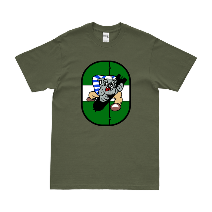 852nd Bombardment Squadron WW2 T-Shirt Tactically Acquired Military Green Clean Small