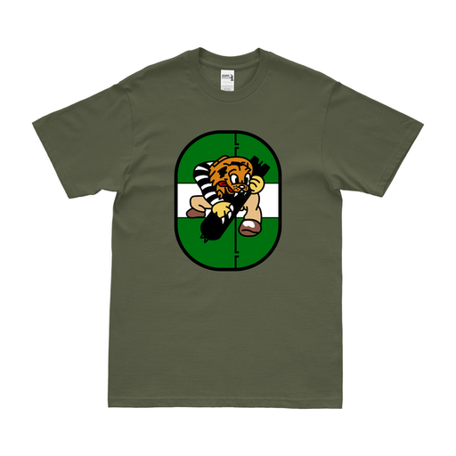 854th Bombardment Squadron WW2 T-Shirt Tactically Acquired Military Green Clean Small