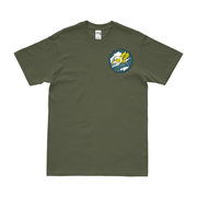 85th Figther Squadron Left Chest Emblem T-Shirt Tactically Acquired Military Green Small 