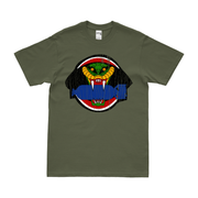 864th Bombardment Squadron WW2 T-Shirt Tactically Acquired Military Green Distressed Small