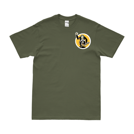 866th Bomb Squadron WW2 Left Chest Emblem T-Shirt Tactically Acquired Military Green Clean Small