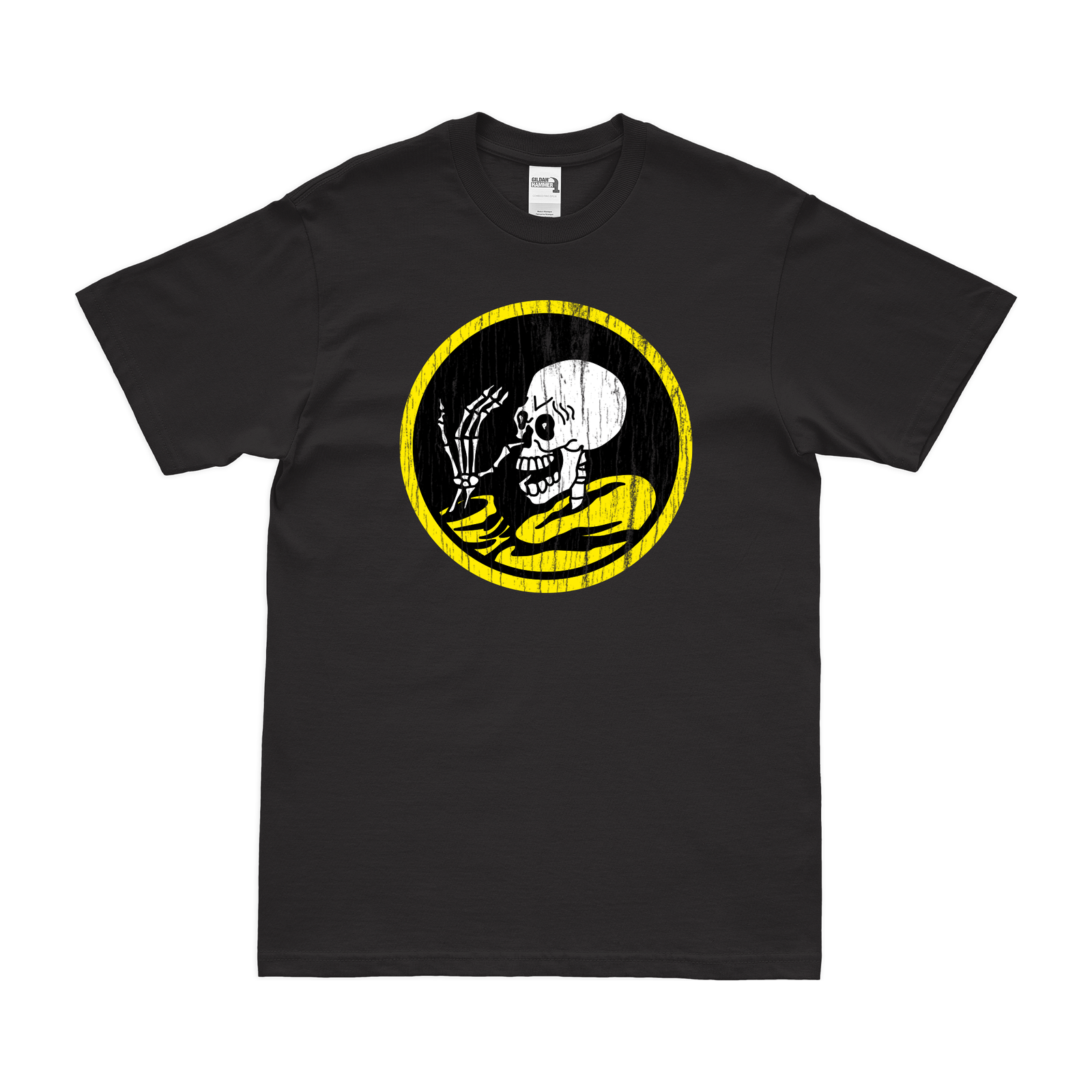 86th Bombardment Squadron WW2 USAAF T-Shirt Tactically Acquired Black Distressed Small
