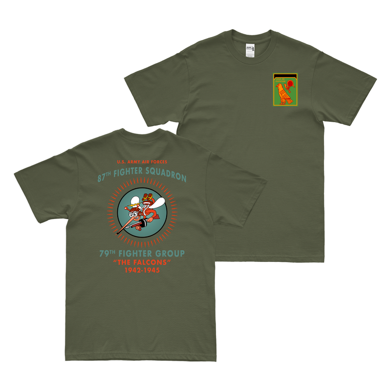 Double-Sided 87th Fighter Squadron WW2 Legacy T-Shirt