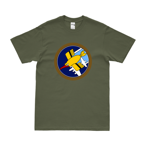 91st Bombardment Group USAAF WW2 T-Shirt Tactically Acquired Military Green Clean Small