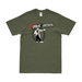 The Great Artiste' B-29 Superfortress Nose Art T-Shirt Tactically Acquired Military Green Distressed Small