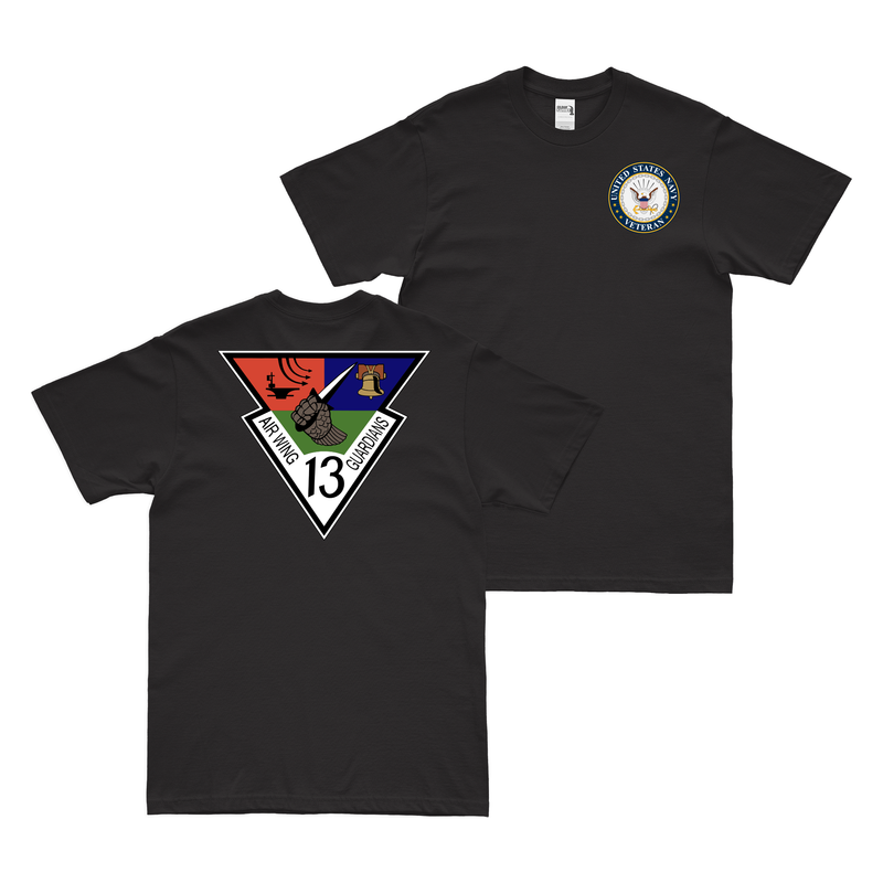 両面空母航空団第13 (CVW-13) 退役軍人Tシャツ