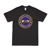 U.S. Army Chemical Corps Branch Crest T-Shirt Tactically Acquired Black Distressed Small