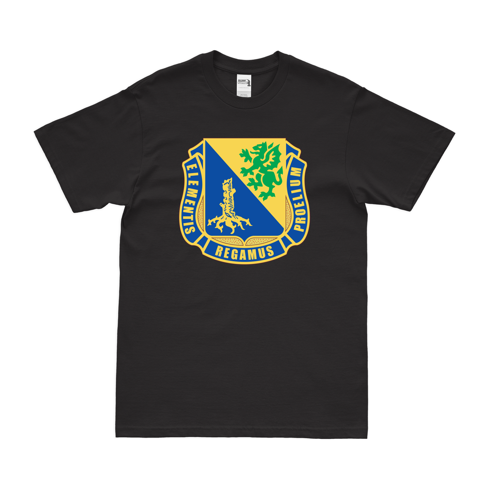 U.S. Army Chemical Corps Insignia T-Shirt Tactically Acquired Black Clean Small