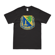 U.S. Army Chemical Corps Insignia T-Shirt Tactically Acquired Black Distressed Small
