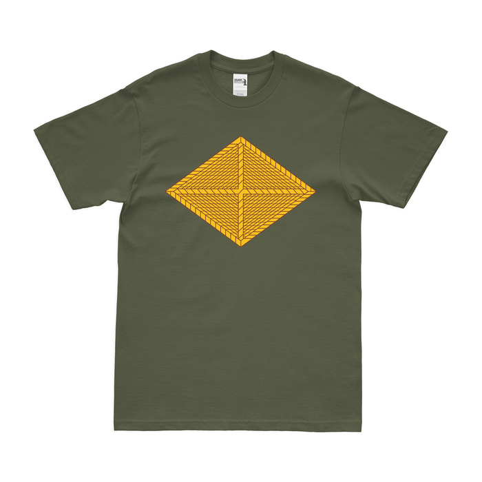 U.S. Army Finance Corps Branch Emblem T-Shirt Tactically Acquired Military Green Clean Small