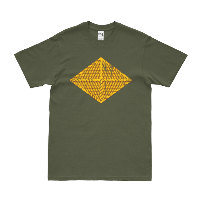 U.S. Army Finance Corps Branch Emblem T-Shirt Tactically Acquired Military Green Distressed Small