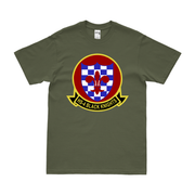 Helicopter Anti-Submarine Squadron 4 (HS-4) T-Shirt Tactically Acquired Military Green Clean Small