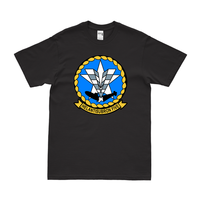 Helicopter Anti-Submarine Squadron 5 (HS-5) T-Shirt Tactically Acquired Black Clean Small