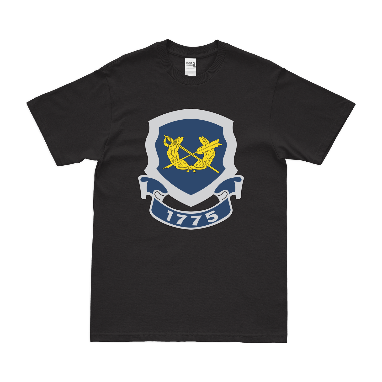 U.S. Army JAG Corps Branch Insignia T-Shirt Tactically Acquired Black Clean Small