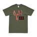 Jabit III' B-29 Superfortress Nose Art T-Shirt Tactically Acquired Military Green Distressed Small