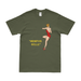 Memphis Belle' B-17 Flying Fortress WW2 T-Shirt Tactically Acquired Military Green Distressed Small