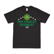 Patriotic 3d Cavalry Regiment T-Shirt Tactically Acquired Black Clean Small