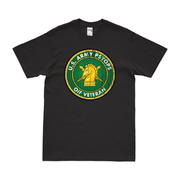 U.S. Army PSYOPS OIF Veteran T-Shirt Tactically Acquired Black Distressed Small