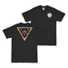 Double-Sided Tactical Support Wing Navy Veteran T-Shirt Tactically Acquired Black Clean Small