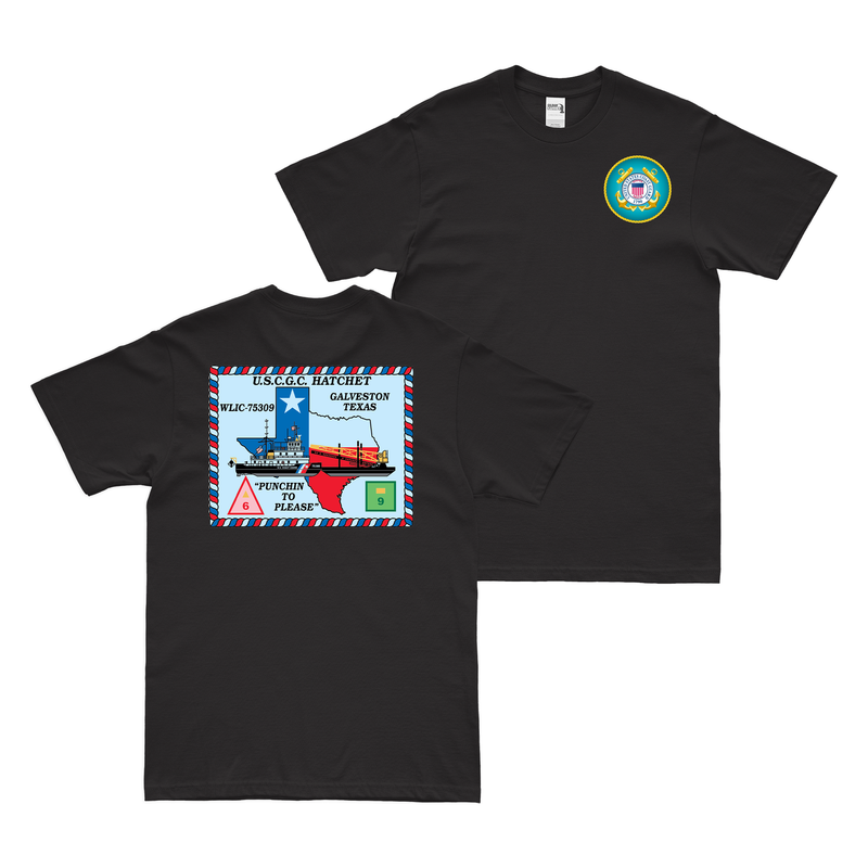 Double-Sided USCGC Hatchet (WLIC-75309) T-Shirt