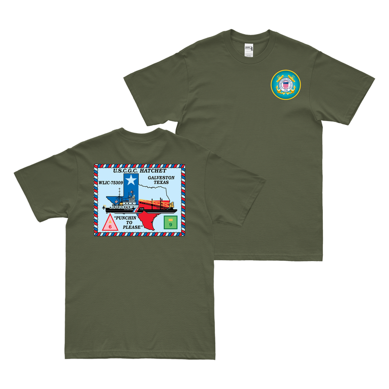 Double-Sided USCGC Hatchet (WLIC-75309) T-Shirt