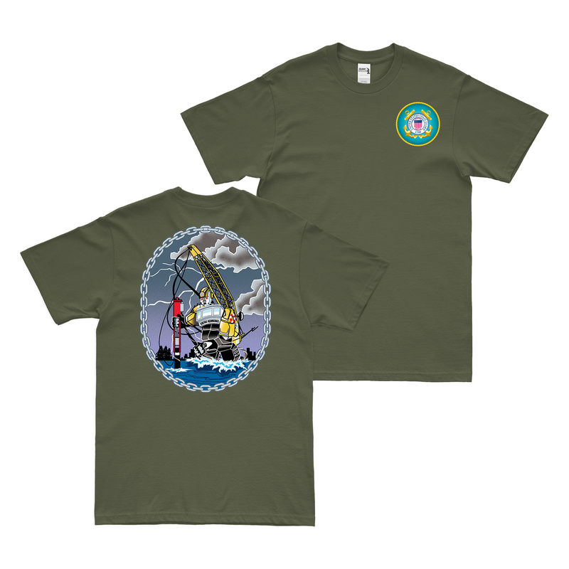 両面 USCGC ケネベック (WLIC-802) Tシャツ