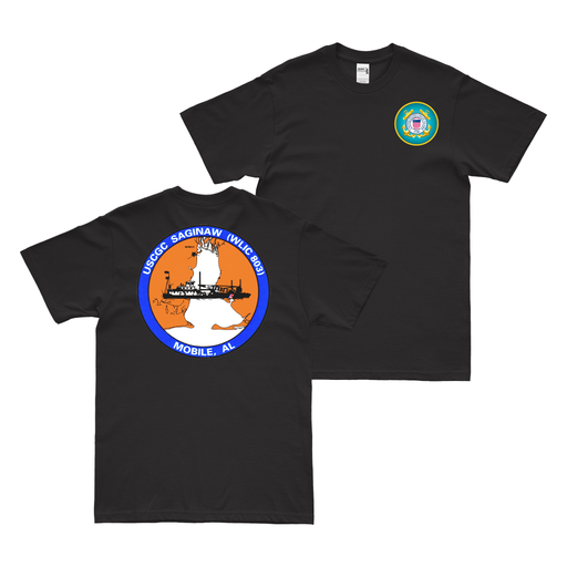 Double-Sided USCGC Saginaw (WLIC-803) T-Shirt Tactically Acquired   