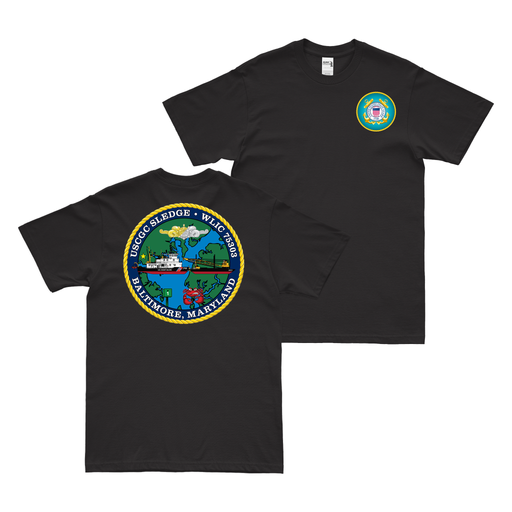 Double-Sided USCGC Sledge (WLIC-75303) T-Shirt Tactically Acquired   