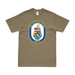 USS Arleigh Burke (DDG-51) Logo Emblem T-Shirt Tactically Acquired Coyote Brown Small 