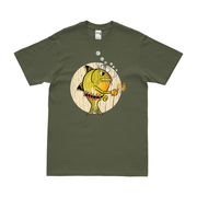 USS Barb (SS-220) Submarine T-Shirt Tactically Acquired Military Green Distressed Small