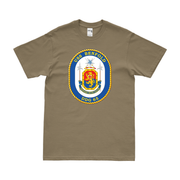 USS Benfold (DDG-65) Logo Emblem T-Shirt Tactically Acquired   
