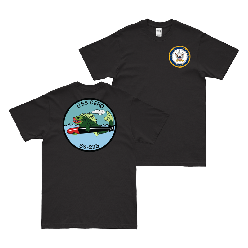 Double-Sided USS Cero (SS-225) T-Shirt
