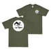 Double-Sided USS Corvina (SS-226) Gato-class Submarine T-Shirt Tactically Acquired Military Green Clean Small