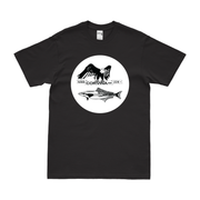 USS Corvina (SS-226) Gato-class Submarine T-Shirt Tactically Acquired Black Clean Small