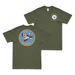 Double-Sided USS Croaker (SS-246) Gato-class Submarine T-Shirt Tactically Acquired Military Green Clean Small