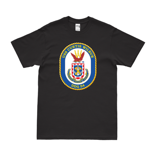 USS Curtis Wilbur (DDG-54) Logo Emblem T-Shirt Tactically Acquired   