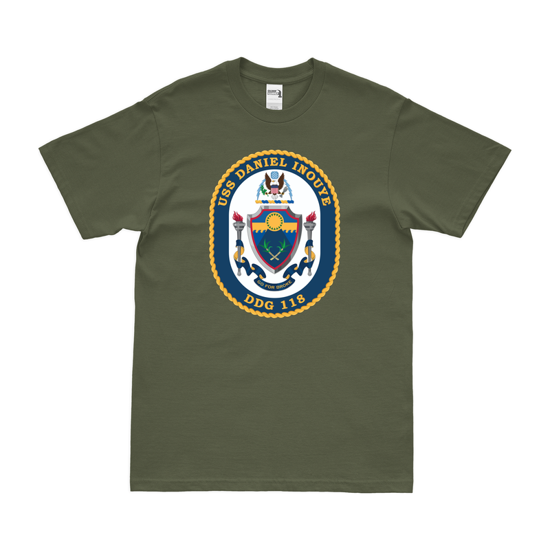 USS Daniel Inouye (DDG-118) Logo Emblem T-Shirt