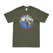 USS Darter (SS-227) Gato-class Submarine T-Shirt Tactically Acquired Military Green Distressed Small