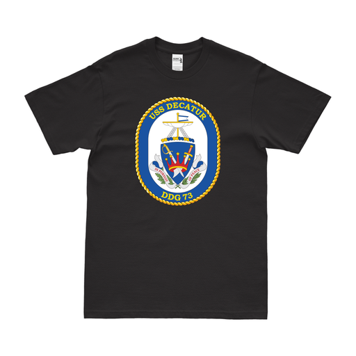 USS Decatur (DDG-73) Logo Emblem T-Shirt Tactically Acquired   