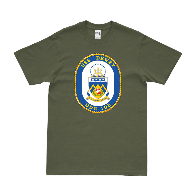USS Dewey (DDG-105) Logo Emblem T-Shirt