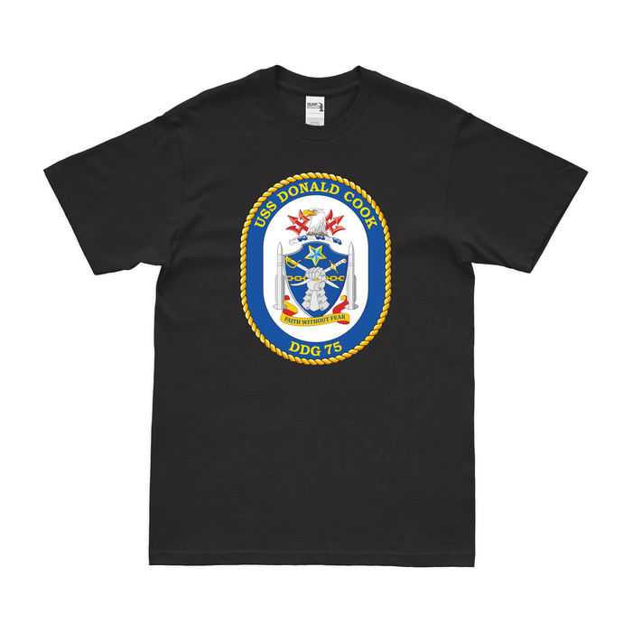 USS Donald Cook (DDG-75) Logo Emblem T-Shirt Tactically Acquired   