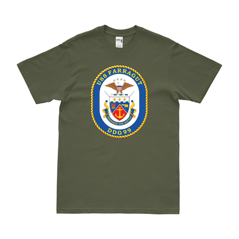 USS Farragut (DDG-99) Logo Emblem T-Shirt