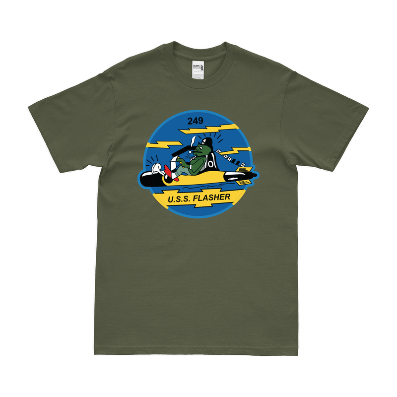 USS Flasher (SS-249) Gato-class Submarine T-Shirt