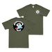 Double-Sided USS Flounder (SS-251) Gato-class Submarine T-Shirt Tactically Acquired Military Green Clean Small