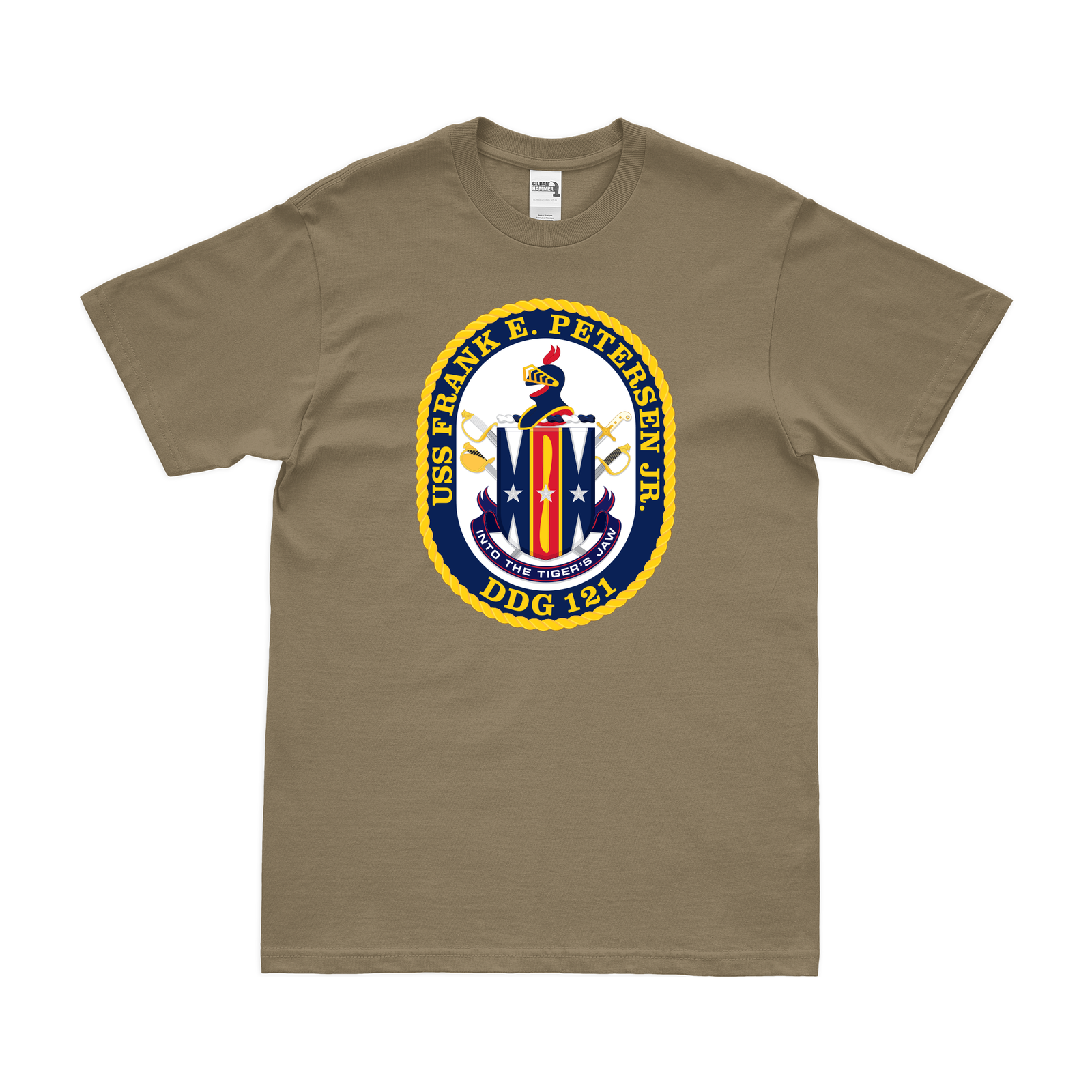USS Frank E. Peterson (DDG-121) Logo Emblem T-Shirt Tactically Acquired   