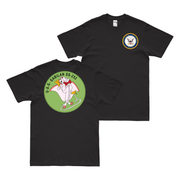 Double-Sided USS Gabilan (SS-252) Gato-class Submarine T-Shirt Tactically Acquired Black Clean Small