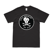 USS Growler (SS-215) Gato-class Submarine T-Shirt Tactically Acquired Black Distressed Small