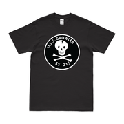 USS Growler (SS-215) Gato-class Submarine T-Shirt Tactically Acquired Black Clean Small
