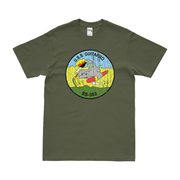 USS Guitarro (SS-363) Gato-class Submarine T-Shirt Tactically Acquired Military Green Distressed Small